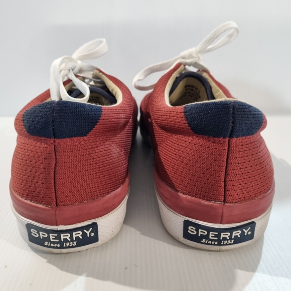 SPERRY Men's Maroon & White  Top-Sider Sneakers, Size 11 - Picture 8 of 15